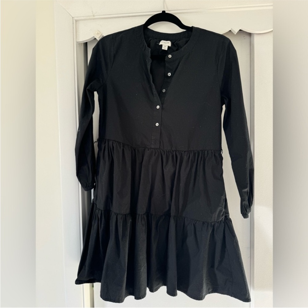 J.Crew belted tiered mini dress with pockets size xs - Picture 3 of 9